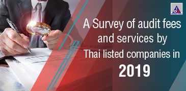 A survey result of audit fees and cost of services provided by audit firms among Thai listed companies in 2019