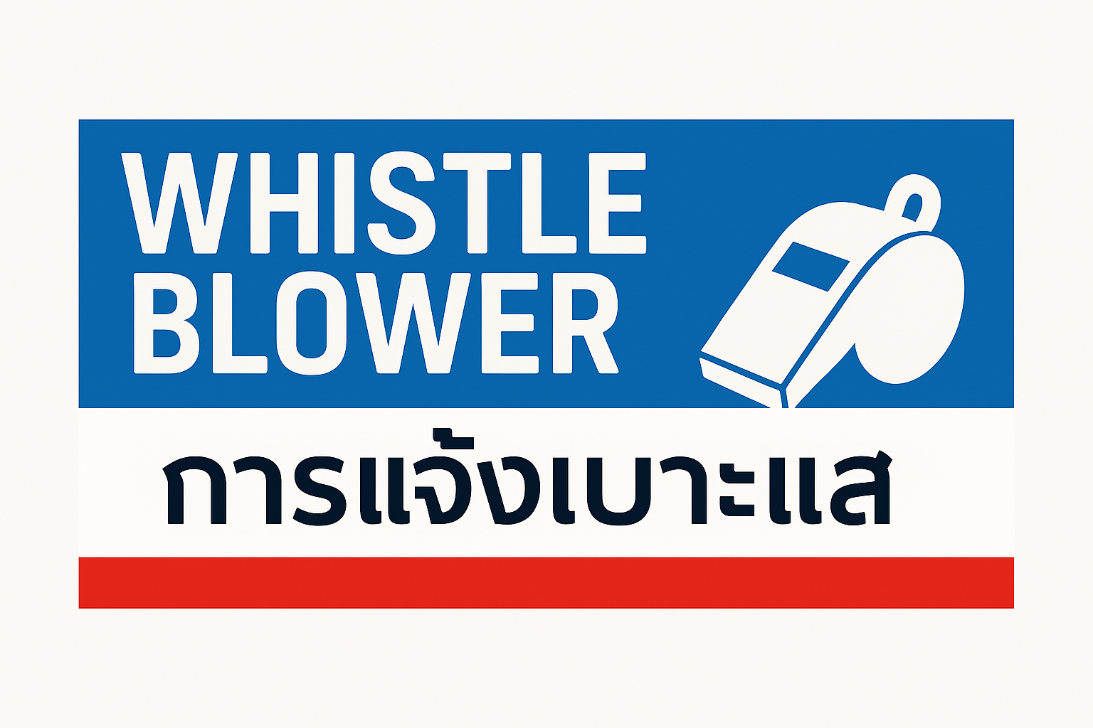 ช่องทางรับเรื่องที่มีการแจ้งเบาะแส