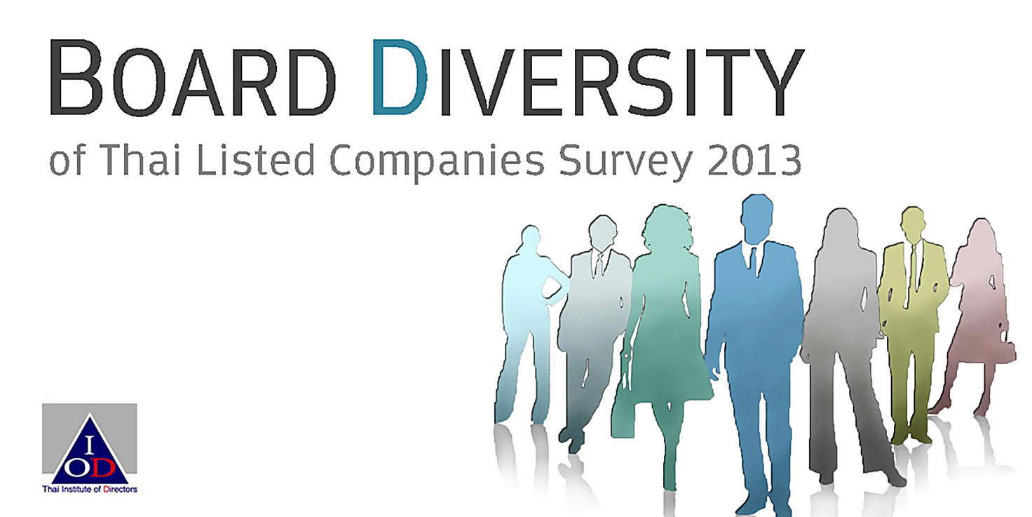 รายงานผลสำรวจ Board Diversity ของบริษัทจดทะเบียนไทย 2556